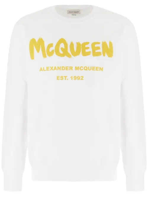 Sweat à logo imprimé - Alexander McQueen - Modalova