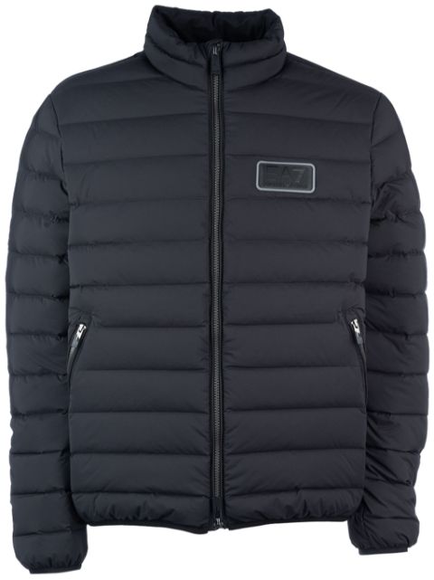 Ea7 Emporio Armani logo-patch padded jacket Men