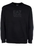 Ea7 Emporio Armani printed sweatshirt - Black