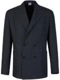 Borrelli checked blazer - Blue