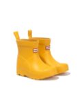 Hunter Kids logo-patch wellies - Yellow