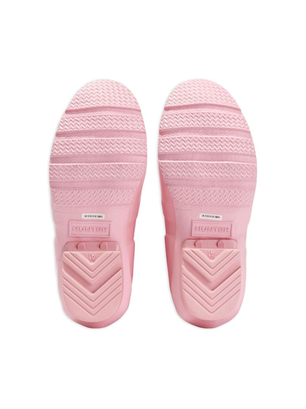 Hunter Kids Regenlaarzen met logopatch Roze