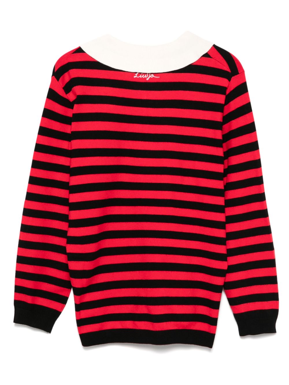 LIU JO striped sweater - Rood