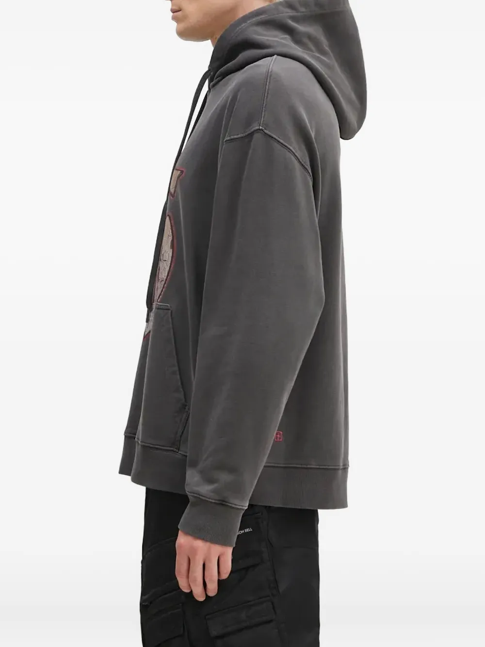 Ksubi Dug Out Biggie Hoodie In Gray