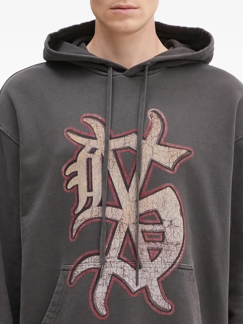 Ksubi Dug Out Biggie Hoodie In Gray