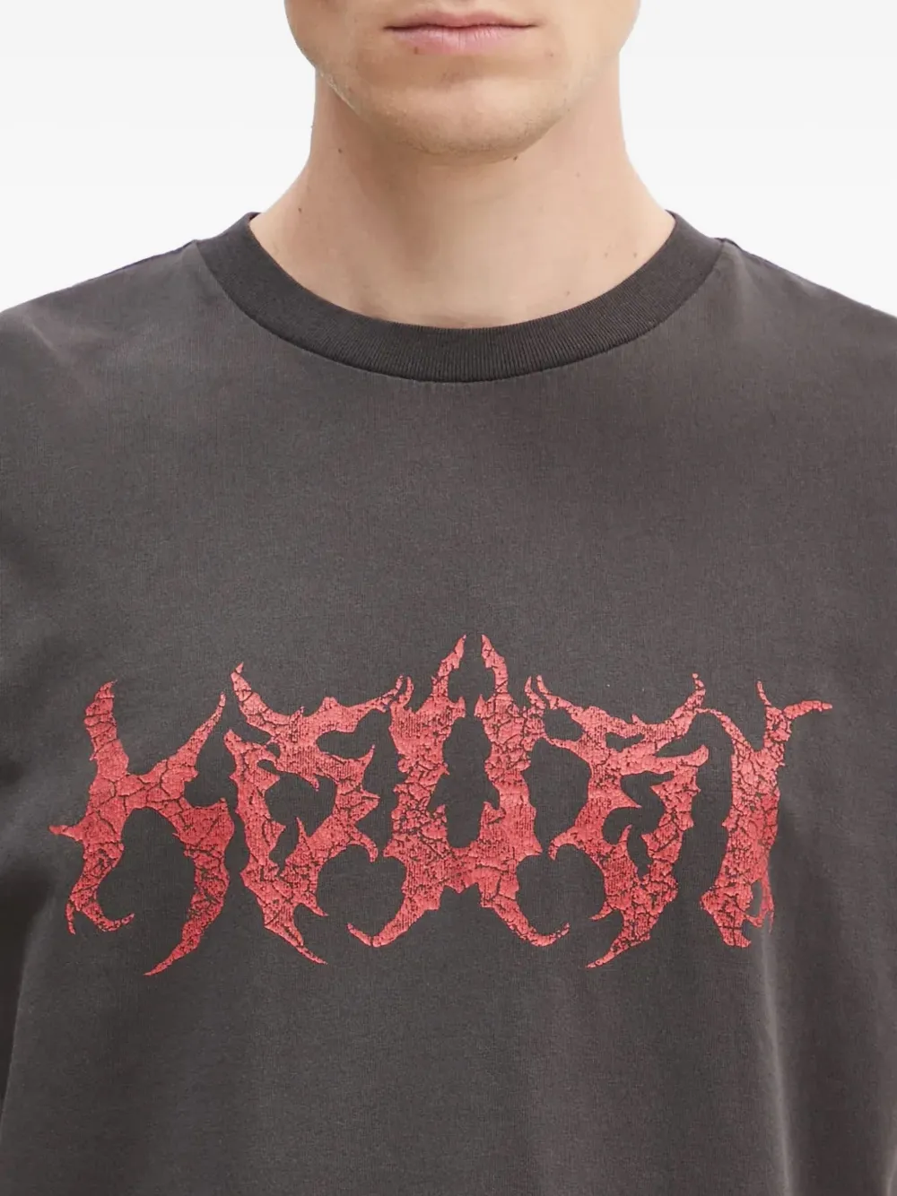 Ksubi Sabbath Kash T-shirt met logo Grijs