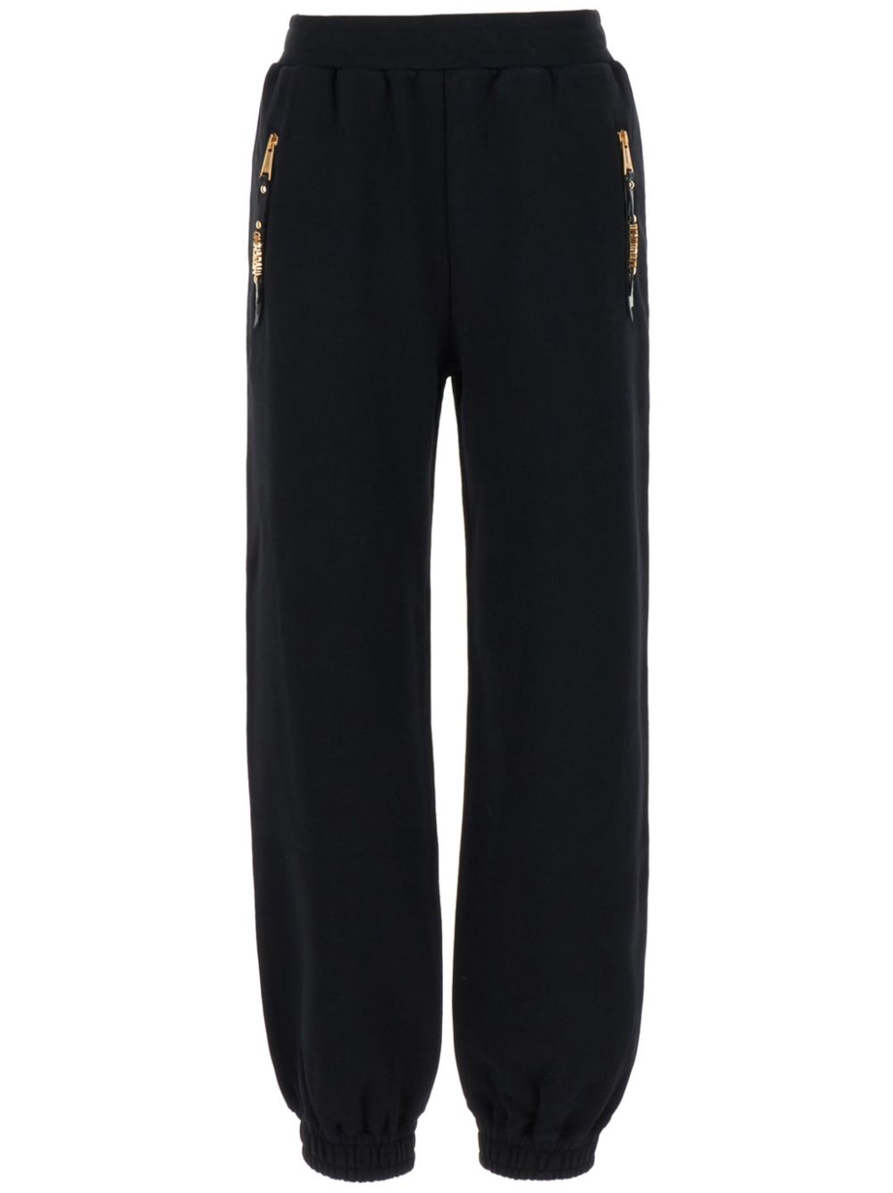 Moschino cotton track pant - Black