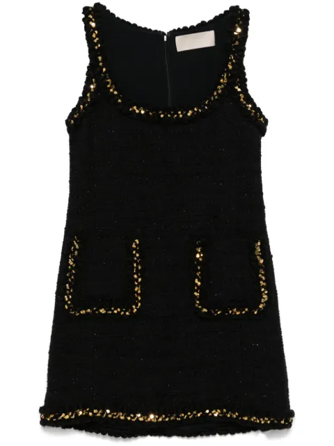 Elie Saab embroidered tweed mini dress