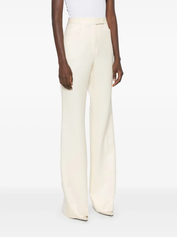 【送料&関税込】Tom Ford Wide Leg Pants TOM FORD wide-leg Tailored Trousers | Neutrals | FARFETCH JO