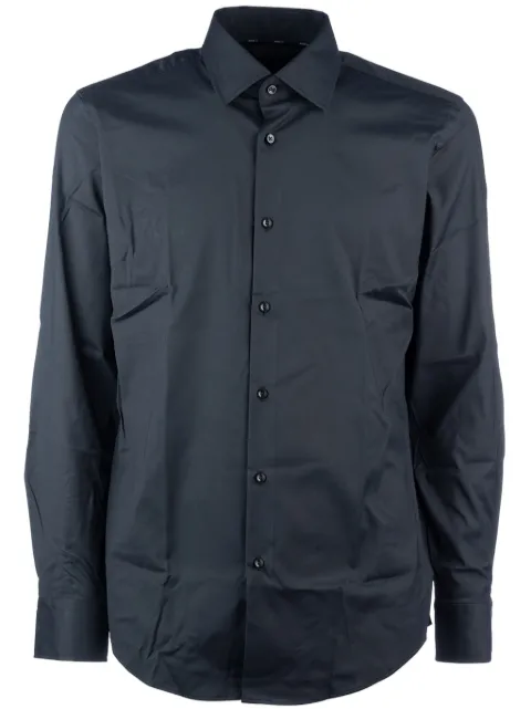 HUGO slim-cut twill shirt
