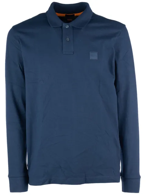 HUGO logo-appliqué polo shirt