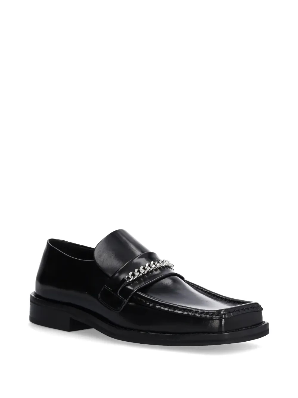 Martine Rose leather loafers - Zwart