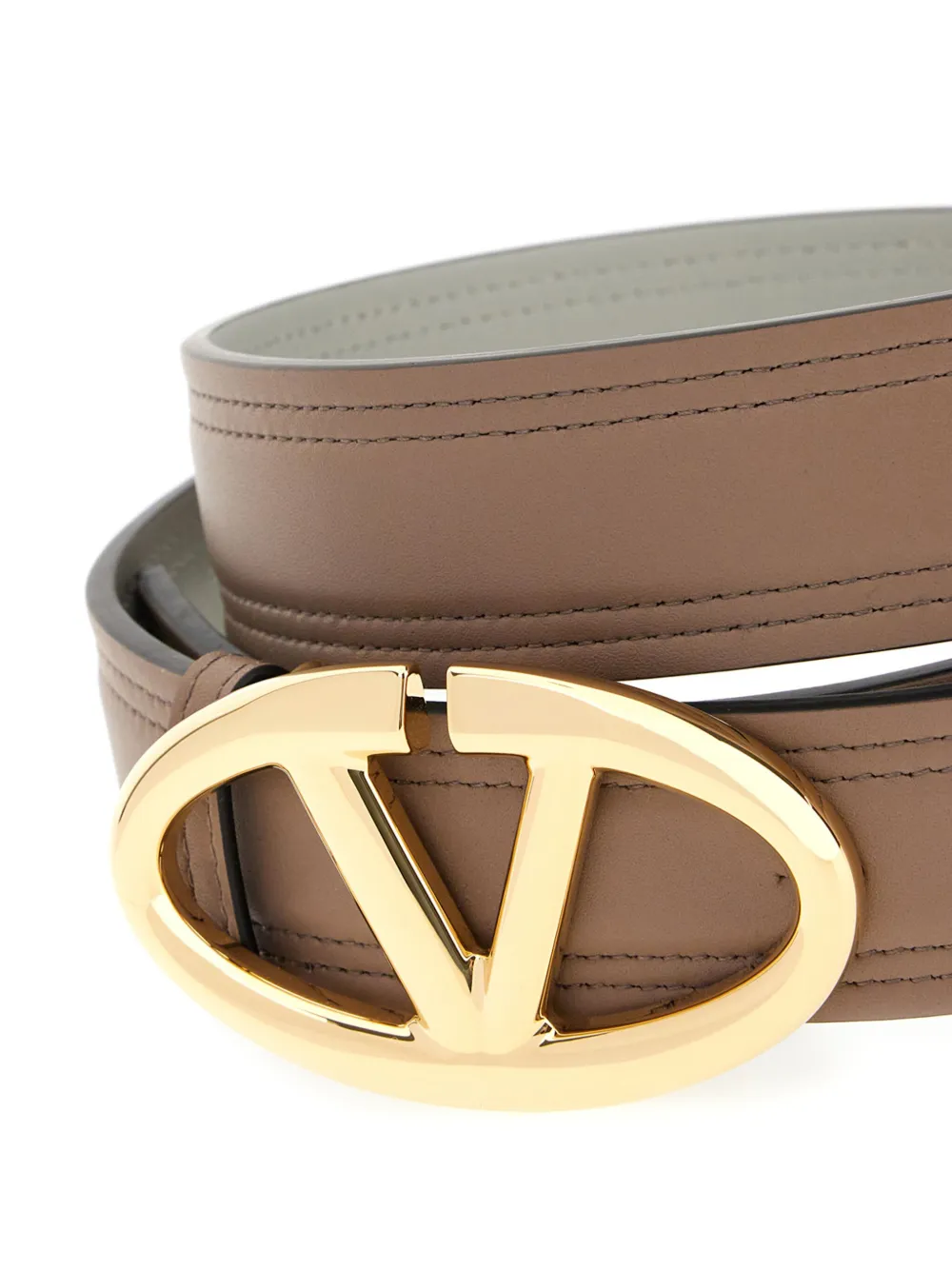 Valentino Garavani VLogo Signature riem Bruin