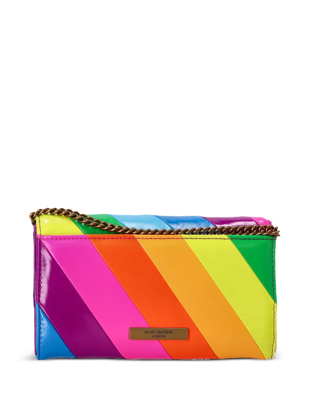 Kurt Geiger London Kensington handtas met kettinghengsel Roze