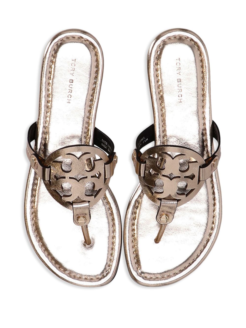 Tory Burch Miller Sandalen Goud