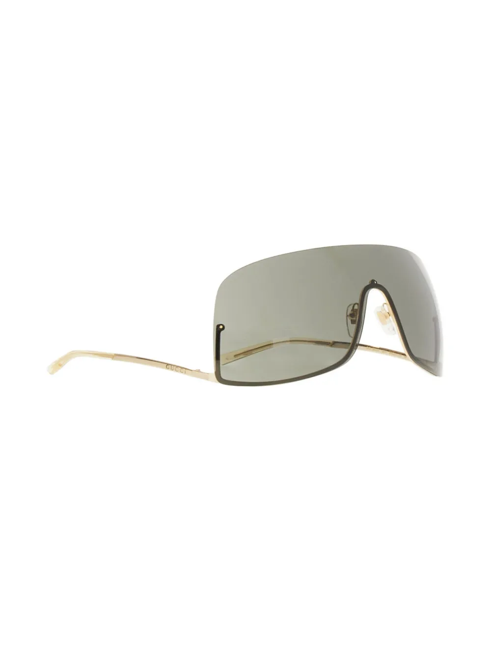 Gucci Eyewear mask-frame sunglasses - Grijs