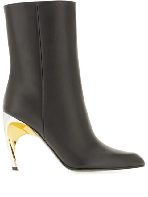 Alexander McQueen 95mm leather ankle boots Women