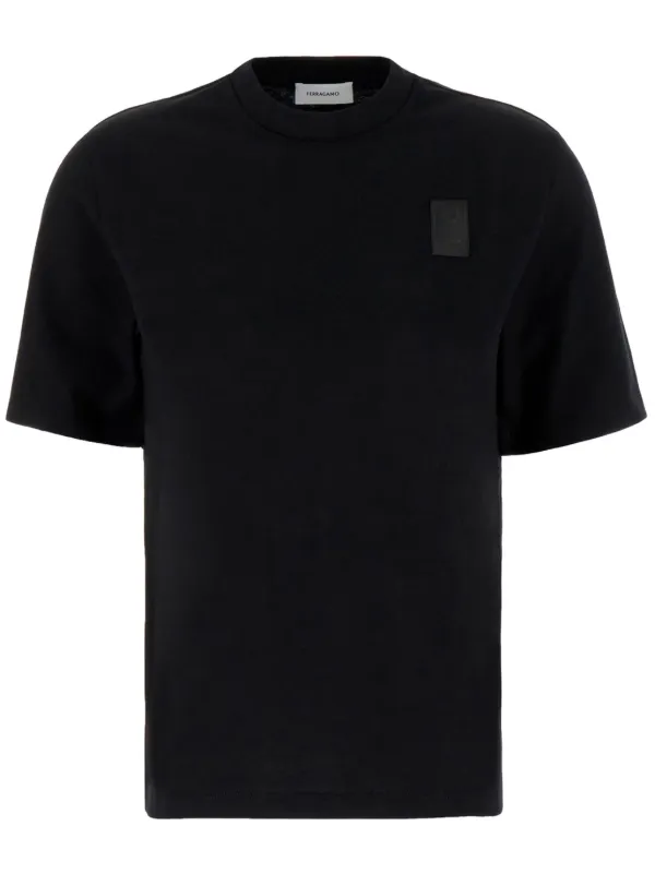 Ferragamo Cotton t-shirt Black FARFETCH PT