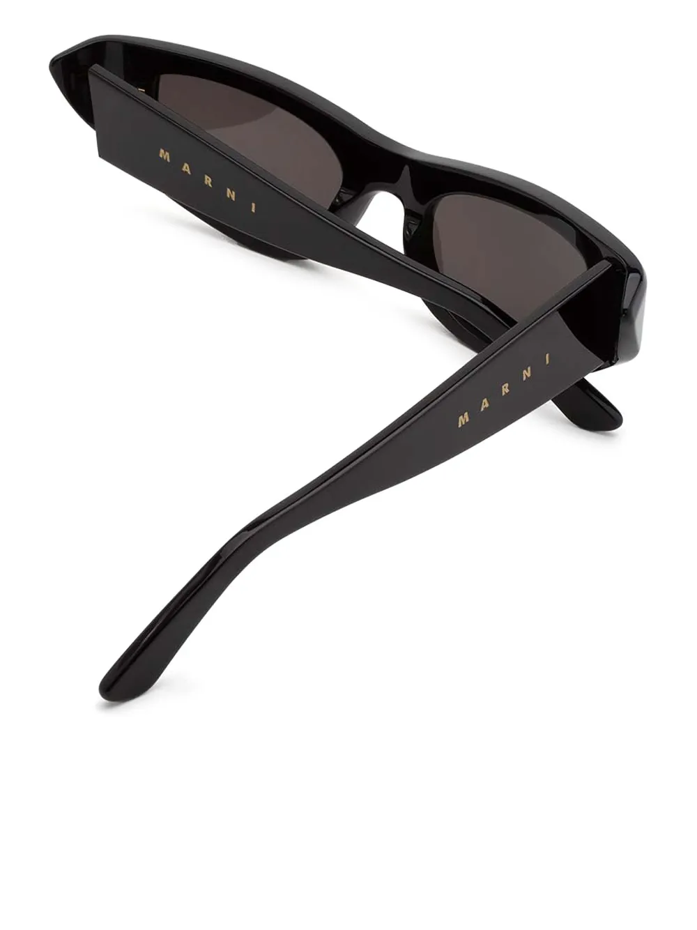 Marni Eyewear Zonnebril met geometrisch montuur Zwart