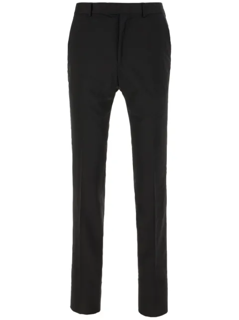 Zegna pressed-crease tapered trousers 