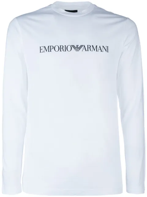 Emporio Armani logo-print cotton T-shirt