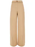 Alberta Ferretti concealed-fastening palazzo trousers - Neutrals