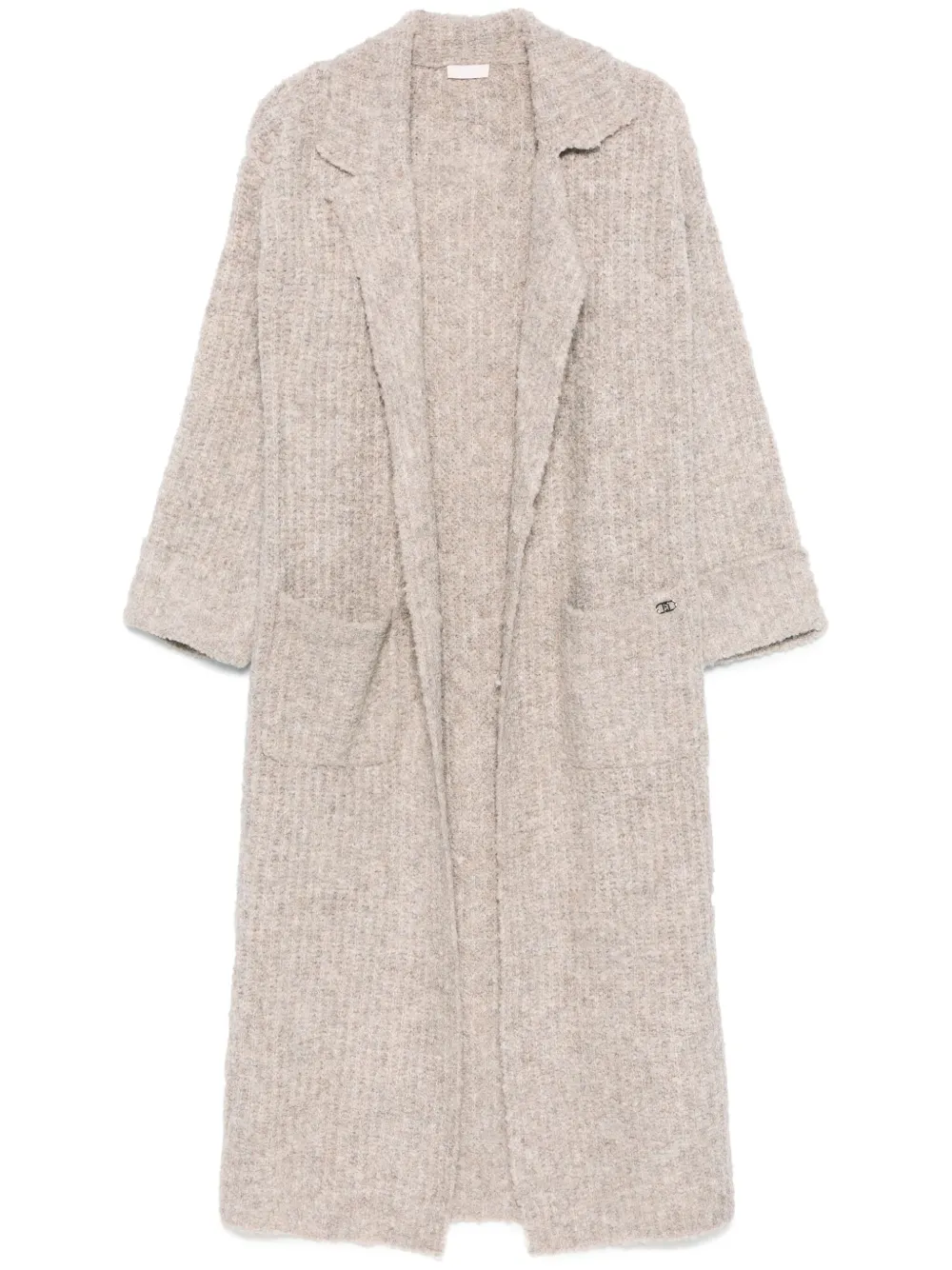 LIU JO Jas met broche detail Bruin