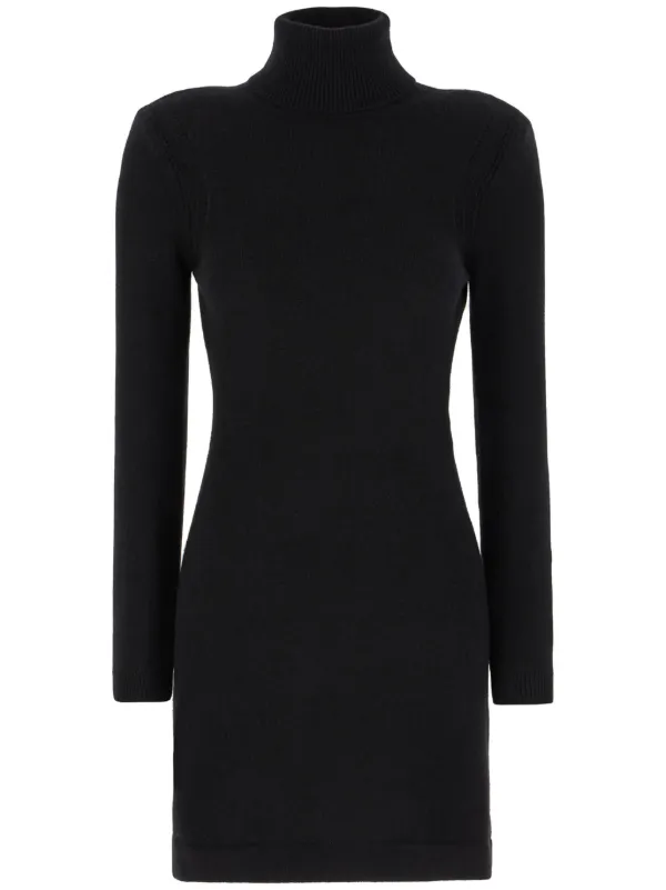 【関税込み】TOM FORD ブラック シャイニー ミニドレス GLAMOROUS ANDY Fashion Press 06 COLLECTION 02】ワンカラー