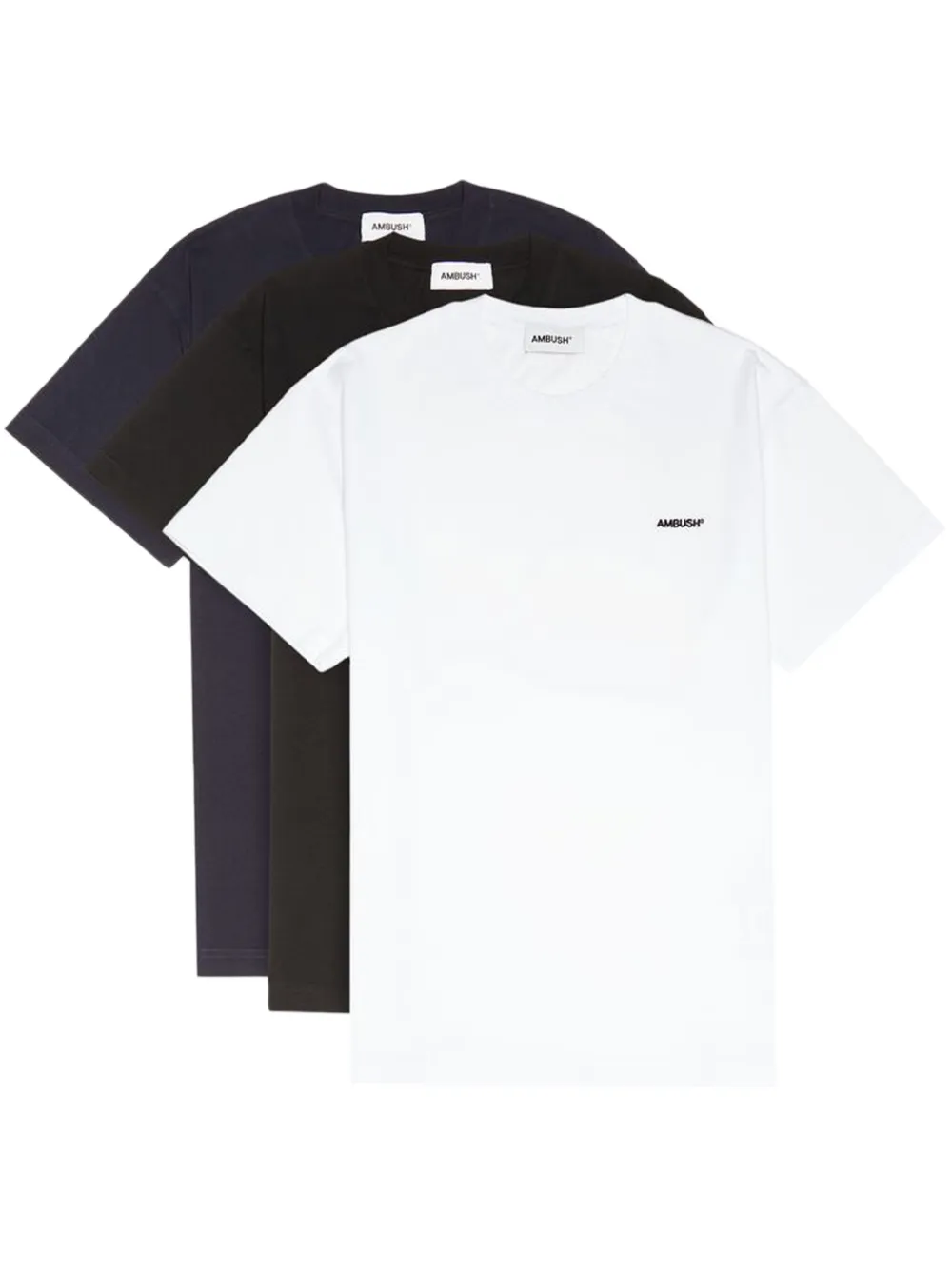 cotton T-shirts (pack of three)