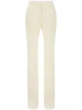 Del Core creased trousers - White