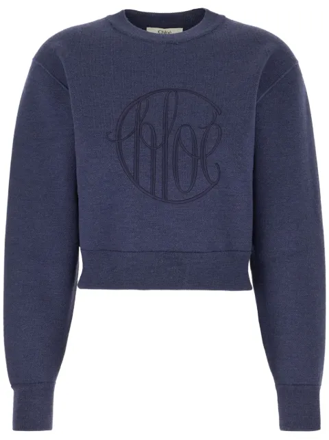 Chloé trøje med broderet logo