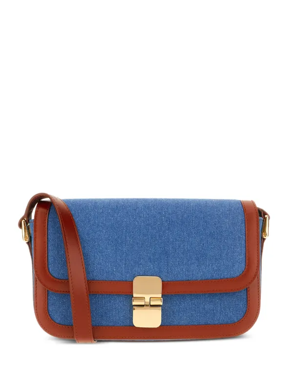 A.P.C. Grace ショルダーバッグ ミニ | ブルー | FARFETCH JP