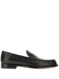 The Row leather loafers - Black