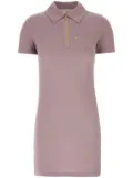 Palm Angels Mauve piquet polo dress - Pink