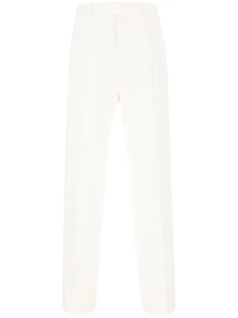 Zegna cotton straight trousers