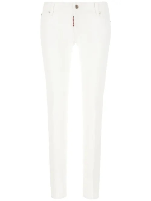 Jean skinny à patch logo - DSQUARED2 - Modalova