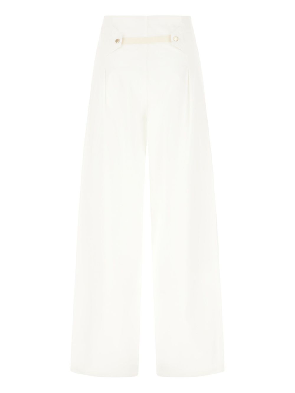 DARKPARK cotton palazzo pants - Wit