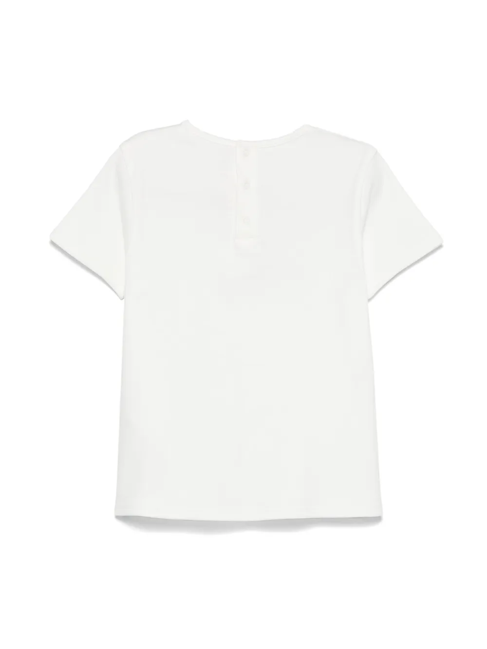 chloékids Chloé Kids T-shirt met geborduurd logo - Wit