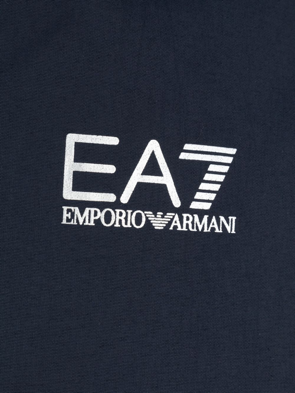 Ea7 Emporio Armani logo-print zip-up hoodie Men