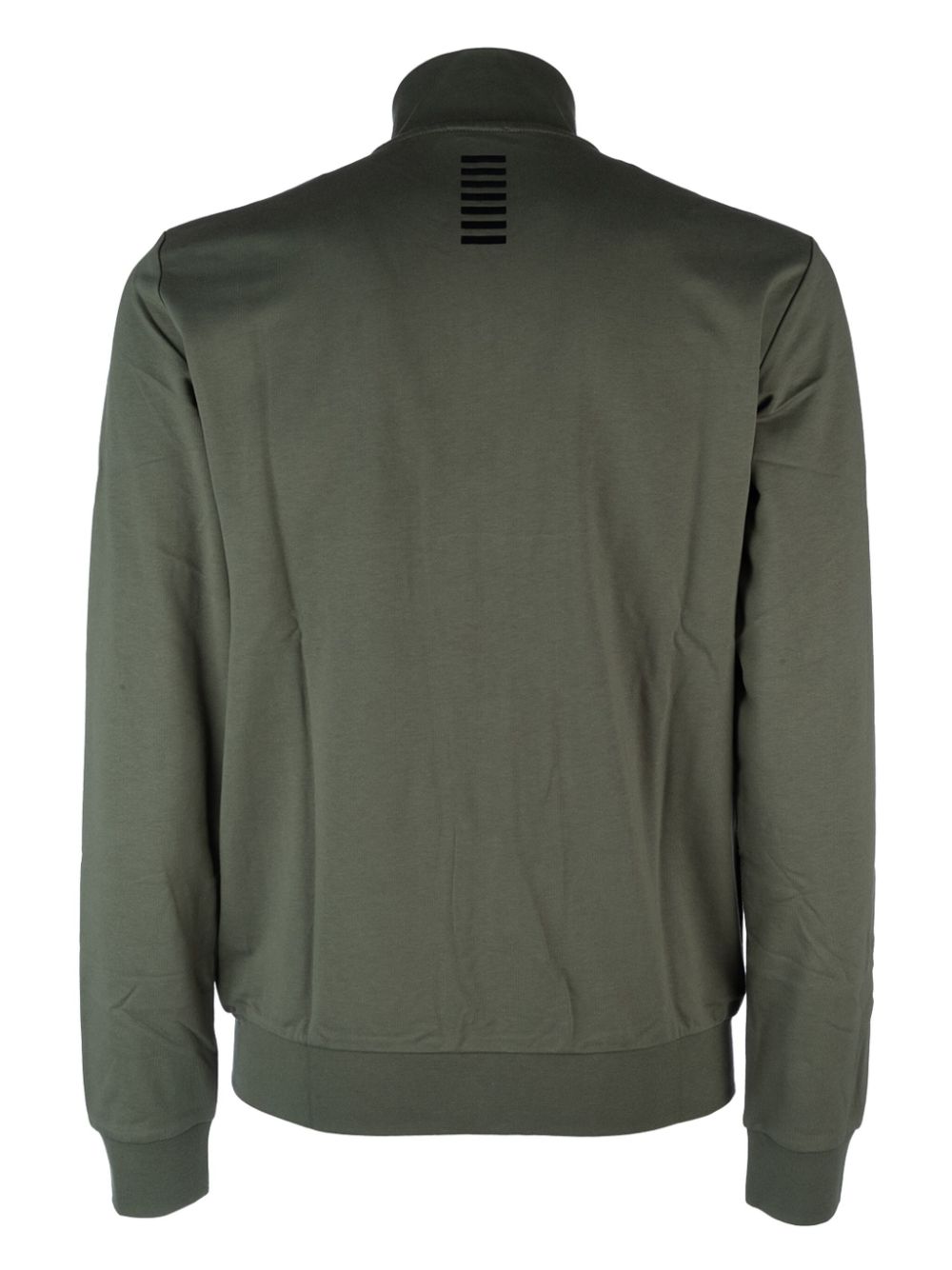 Ea7 Emporio Armani logo-embroidered sweatshirt - Groen