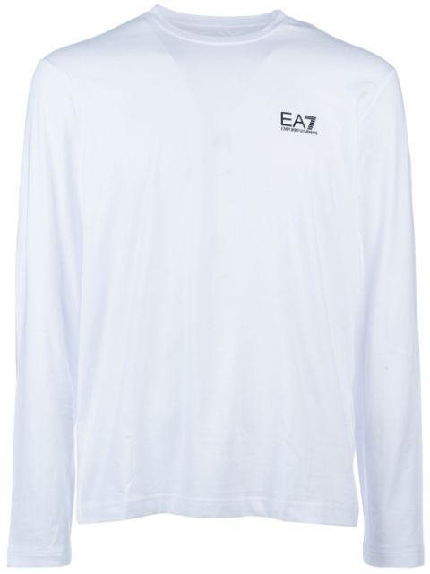 Ea7 Emporio Armani logo-print long sleeves Men