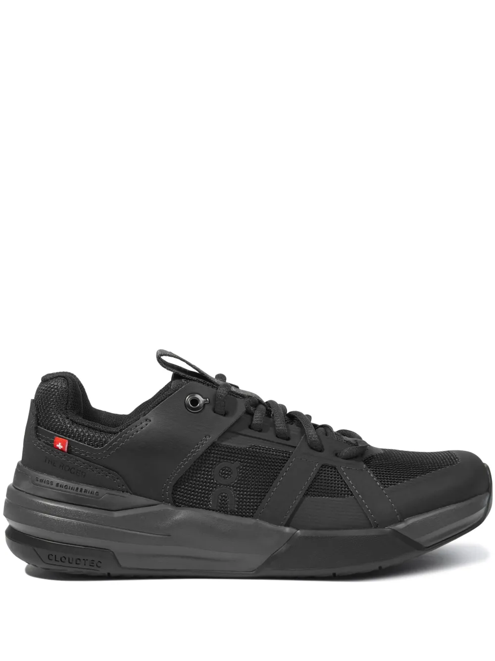 On Running Kids Cloud Sky Trainers In Black
