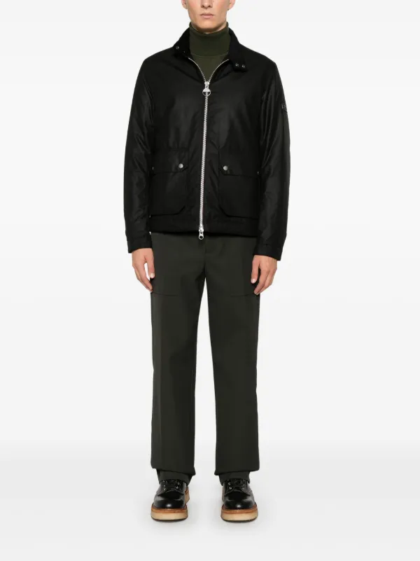 Barbour International Lutlaw Harrington Jacket Black FARFETCH CA