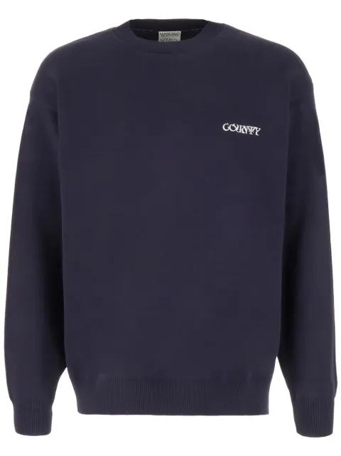 Marcelo Burlon County of Milan sudadera con logo bordado