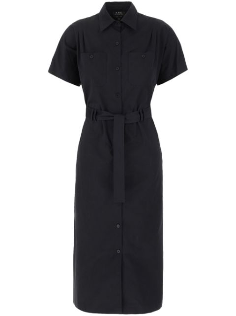 A.P.C. cotton shirt dress Women