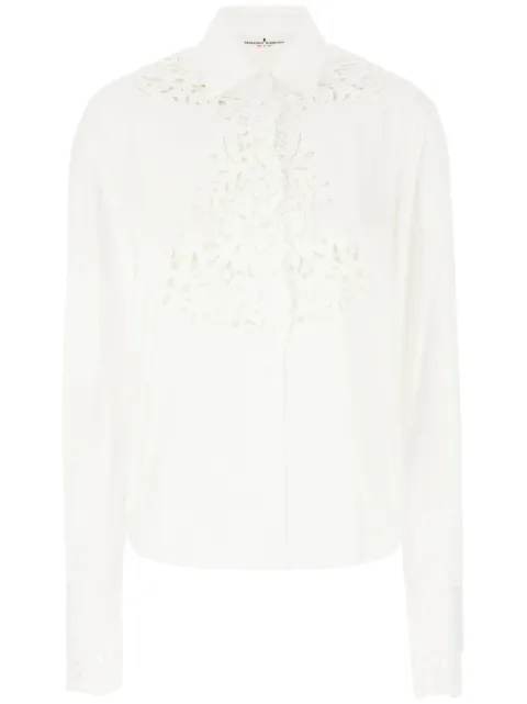 Ermanno Scervino embroidered cotton shirt
