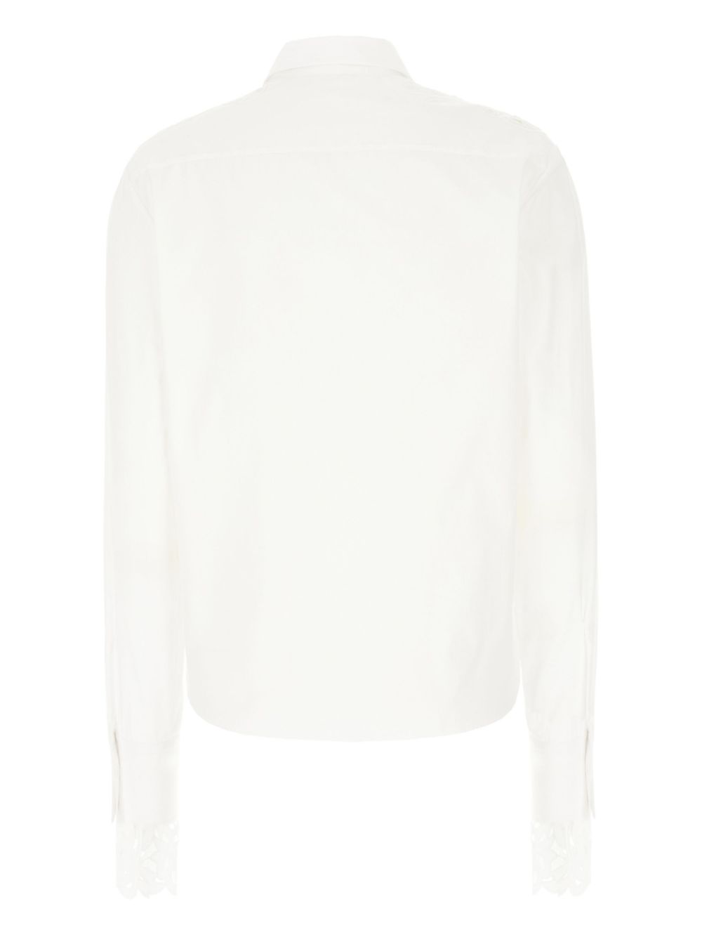 Ermanno Scervino embroidered cotton shirt - Wit