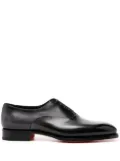 Santoni leather oxford shoes - Black