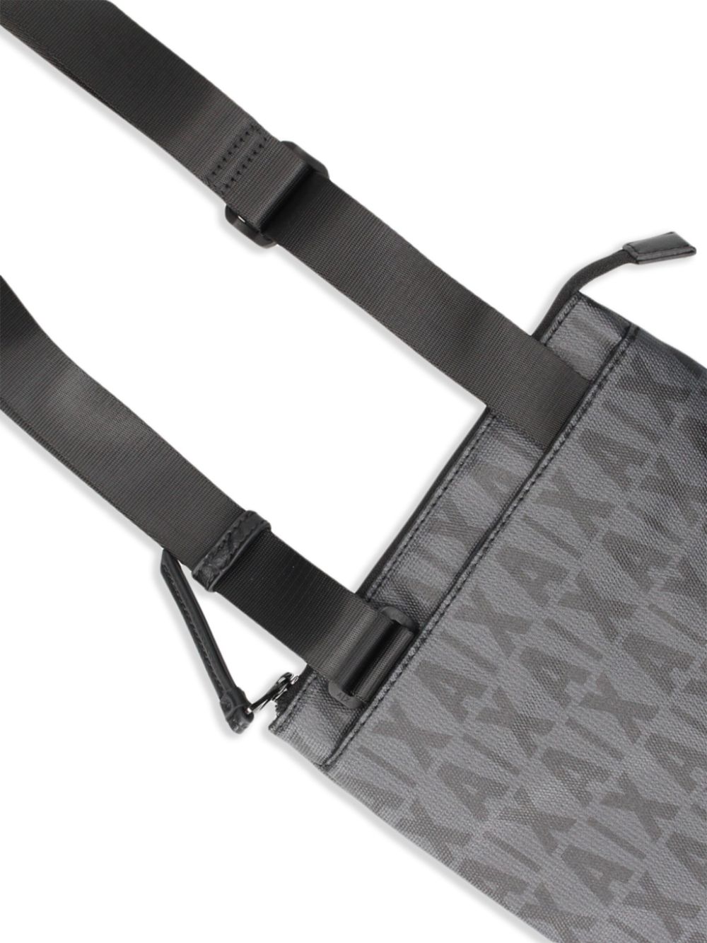 ARMANI EXCHANGE MONOGRAM SHOULDER BAG 