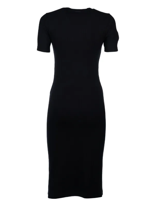 Calvin klein t shirt dress black on sale